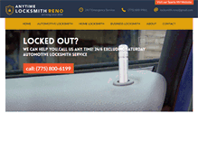 Tablet Screenshot of locksmithreno.com